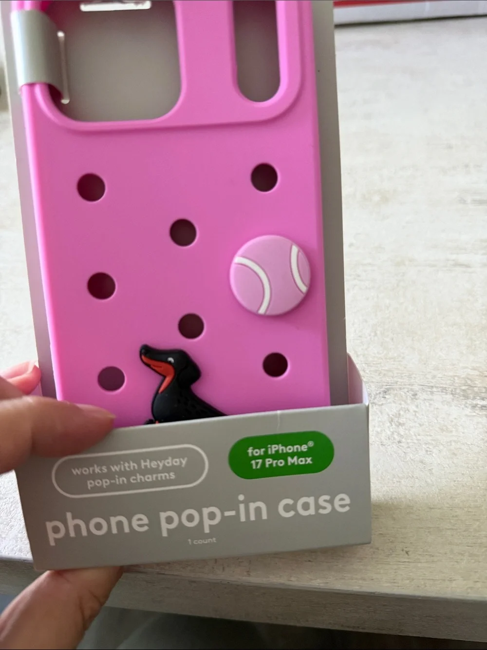 Pink Phone Pop-In Case for iPhone 17 Pro Max